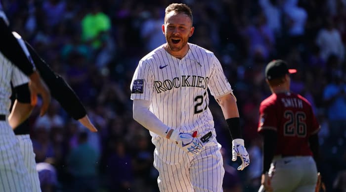 Colorado Rockies shortstop Trevor Story